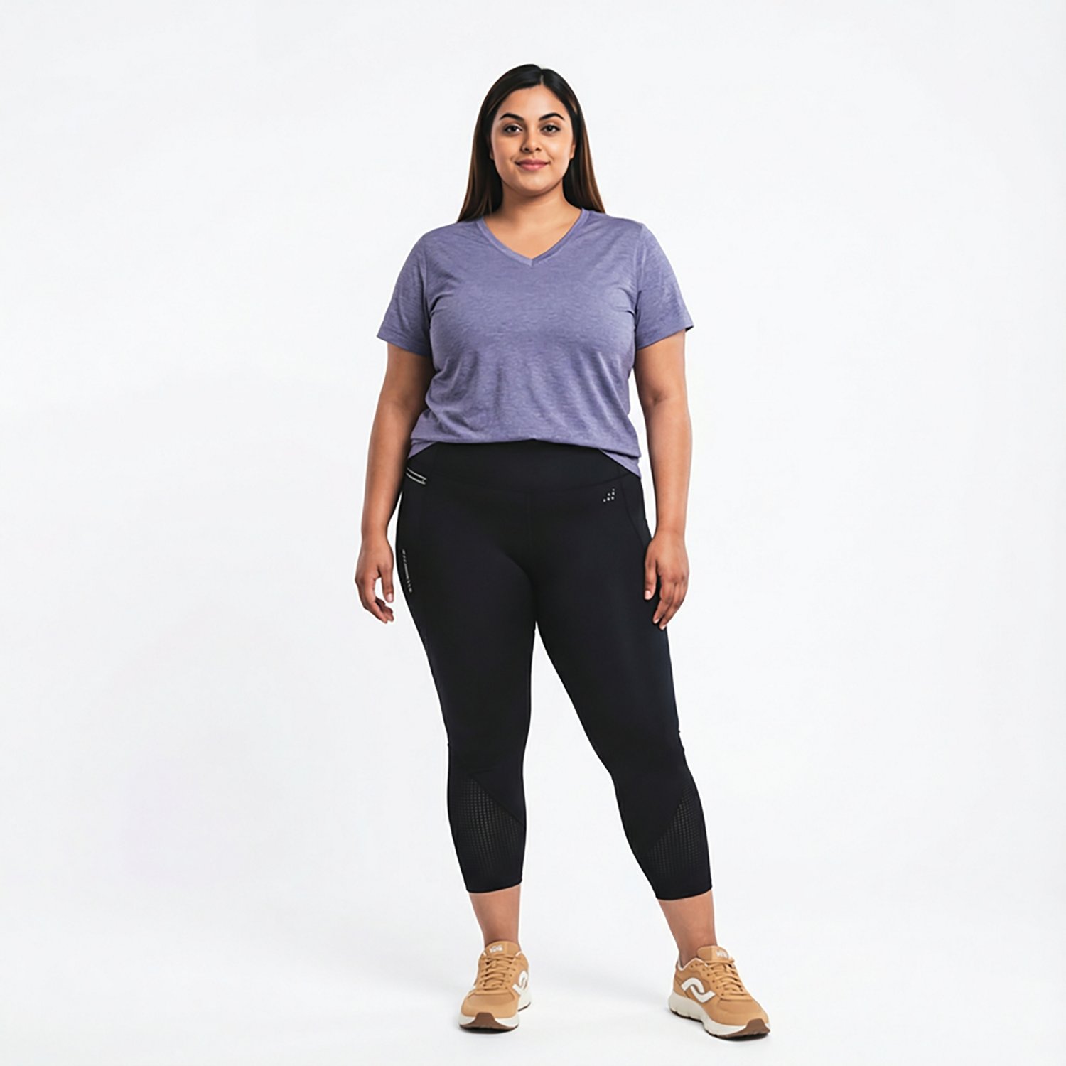 BCG Women's Run HI Plus Size 7/8 Leggings