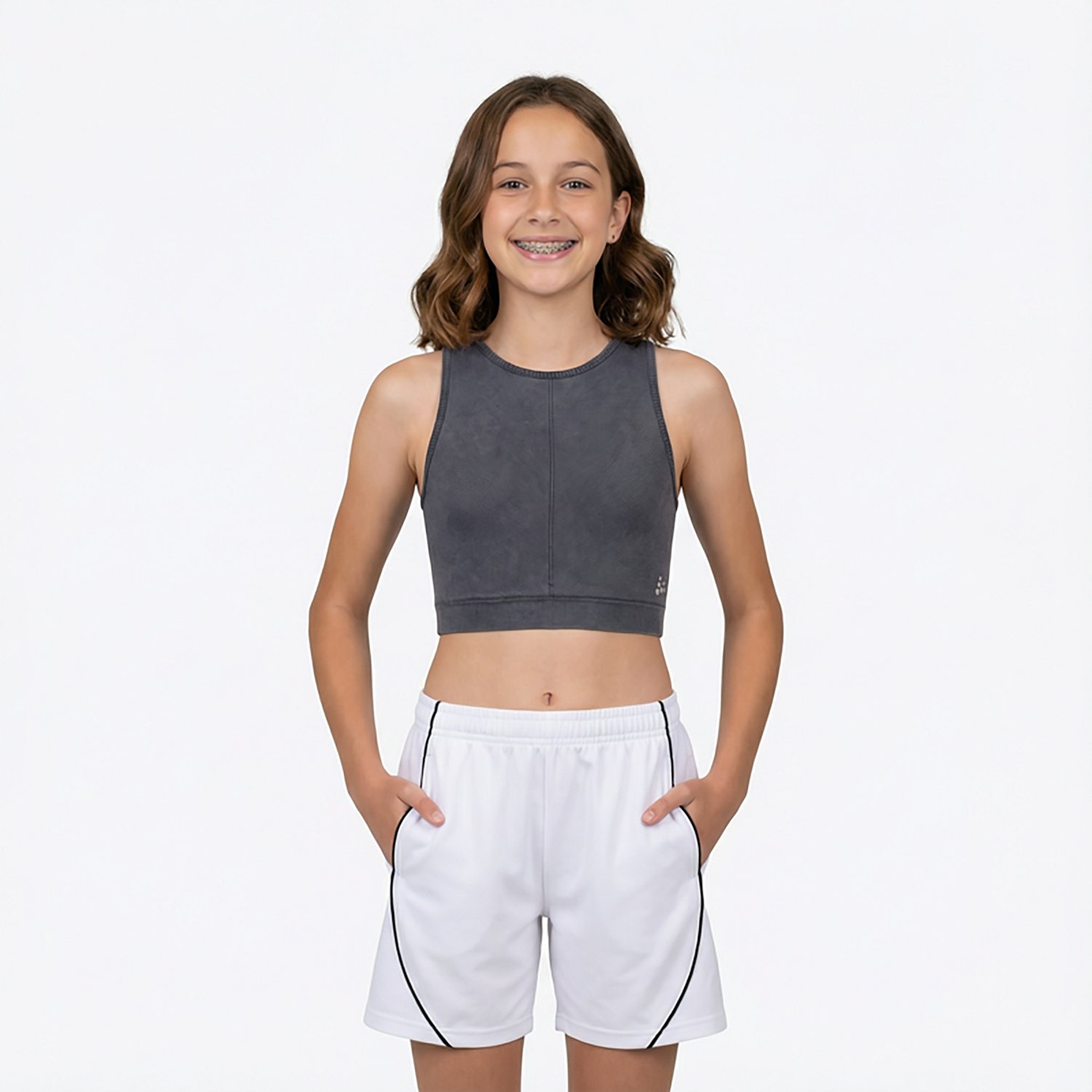 BCG Girls' SMLS Washed Bra - view number 2