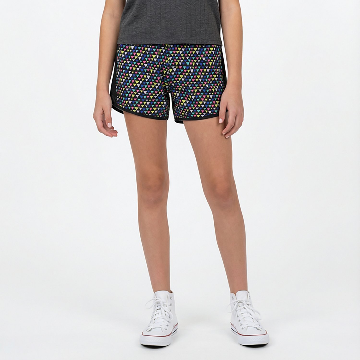 BCG Girls' Run Race Print Shorts 3.5 in - view number 2