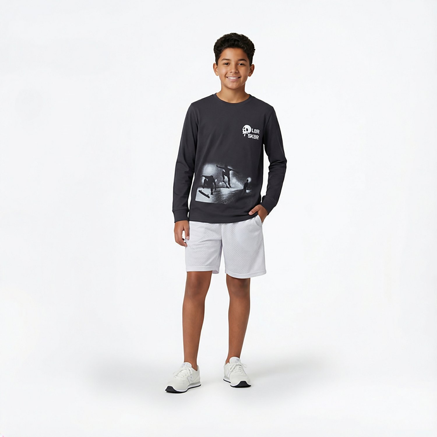 BCG Boys' Lifestyle Later Skater Long Sleeve T-shirt