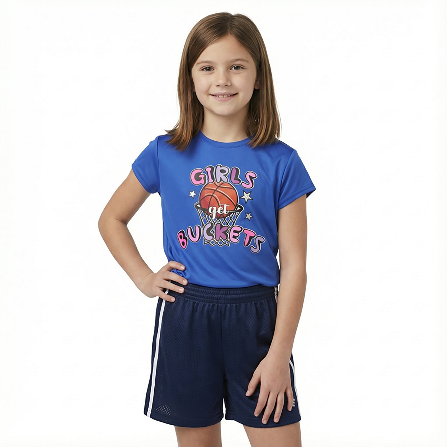 BCG Girls' Training Turbo Buckets Graphic Short Sleeve T-shirt - view number 2