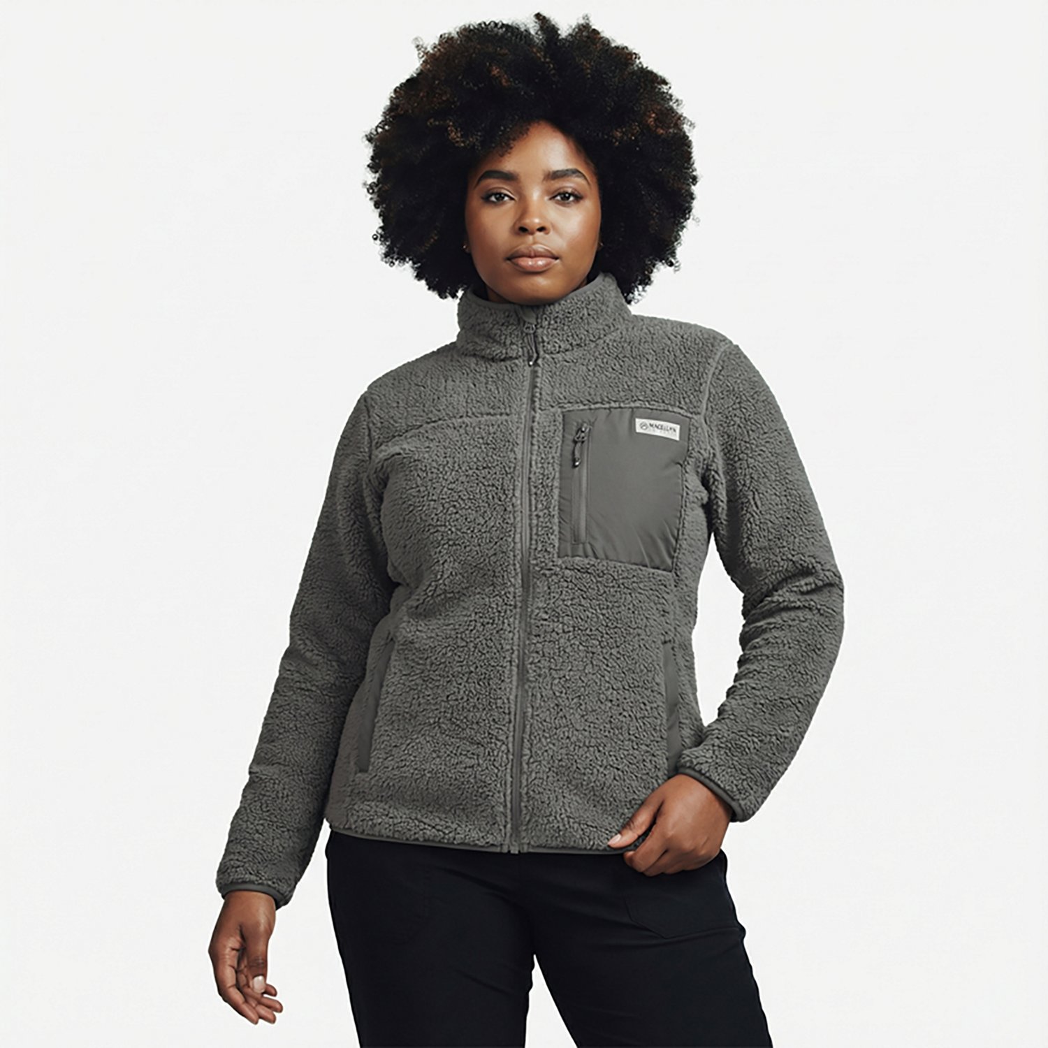 Magellan Outdoors Women's Campfire Fleece Sherpa Jacket - view number 2