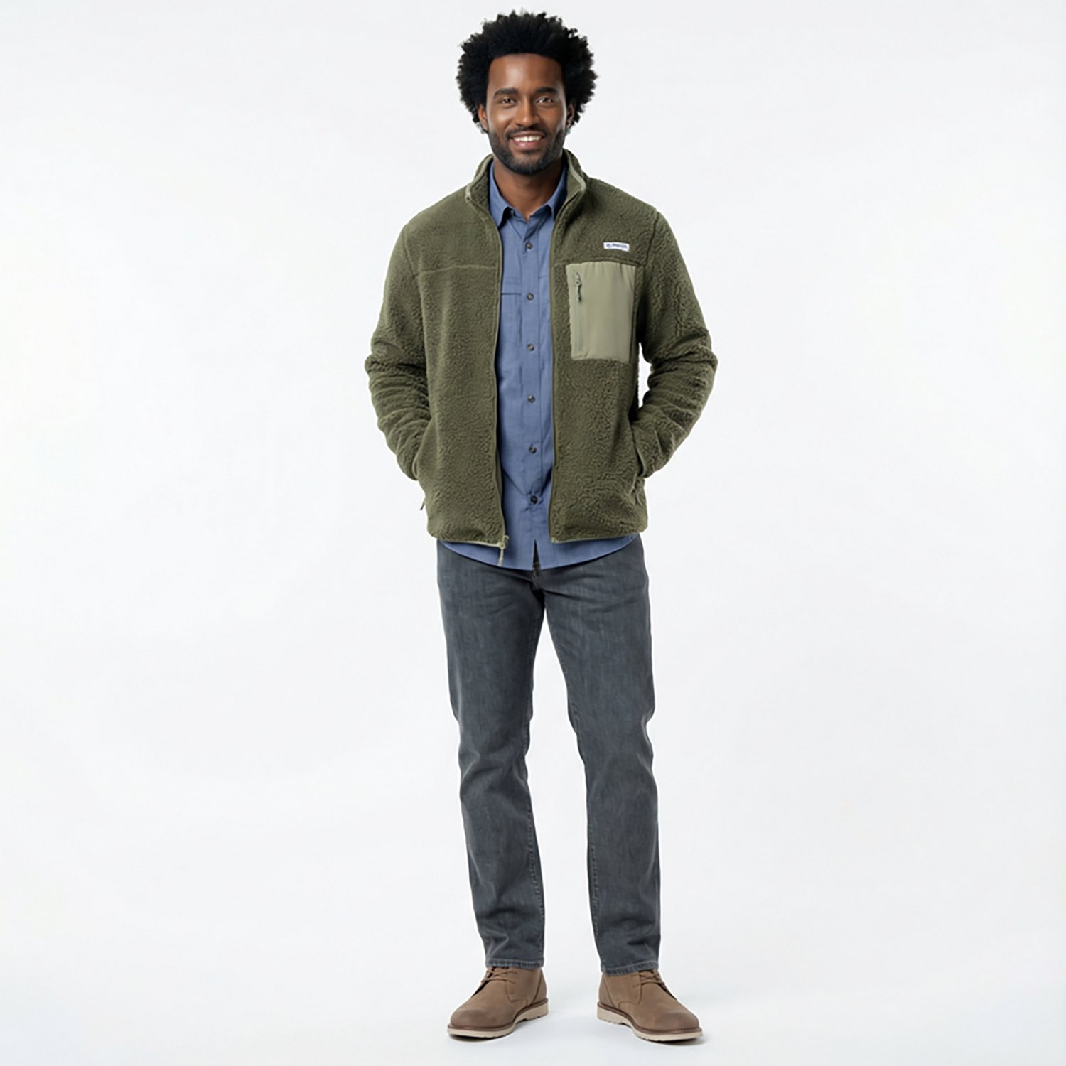 Magellan Outdoors Men's Campfire Rugged Sherpa Jacket