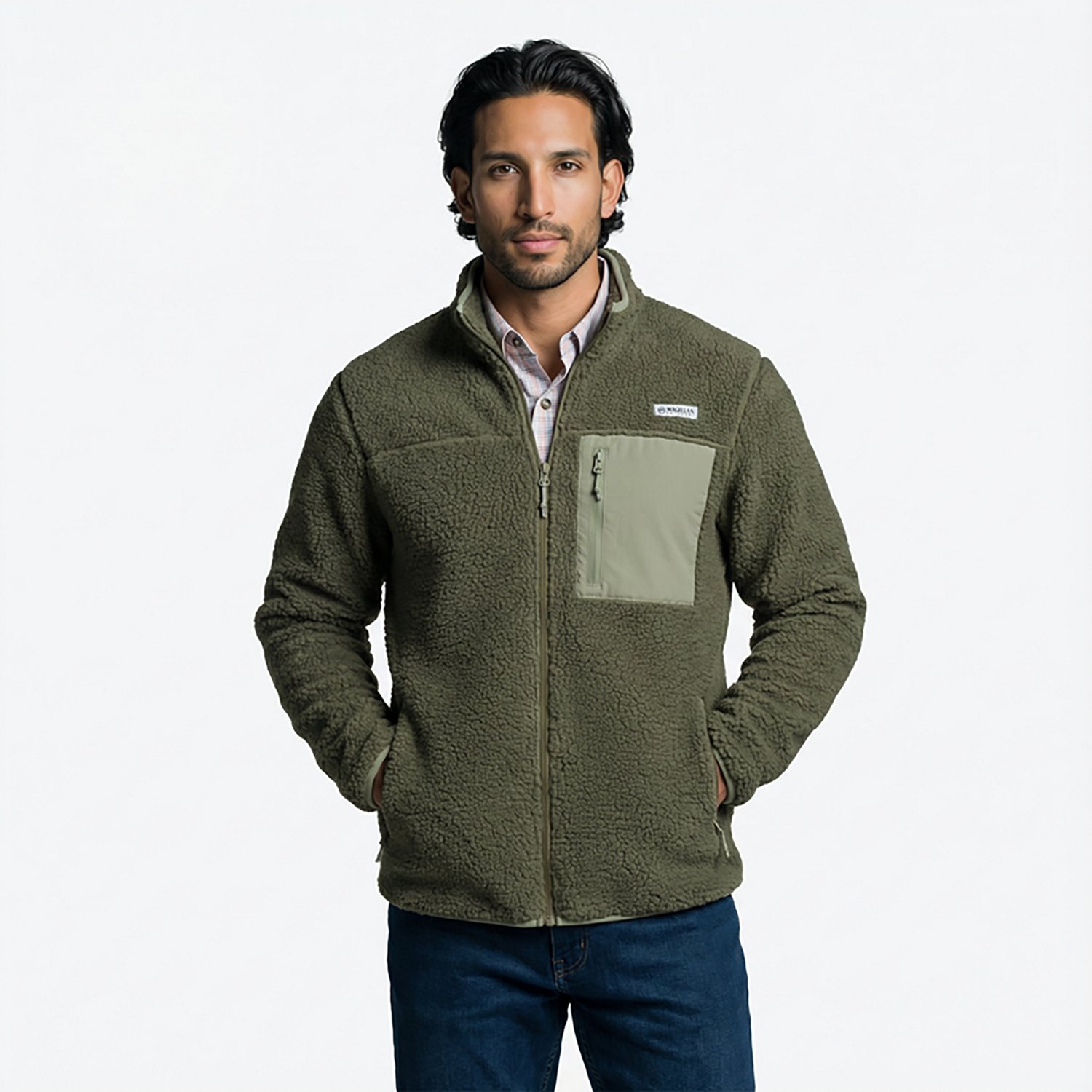 Magellan Outdoors Men's Campfire Rugged Sherpa Jacket - view number 2