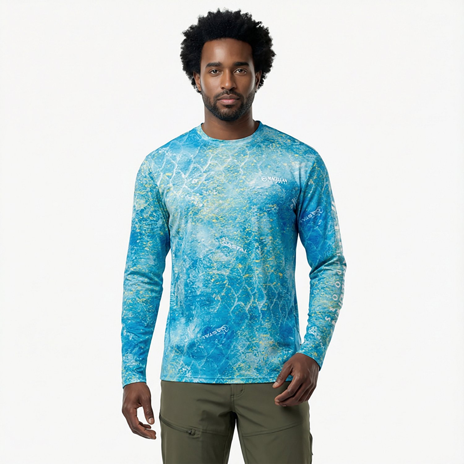 Magellan Outdoors Men's Mossy Oak Coastal Long Sleeve Crew T-shirt - view number 2