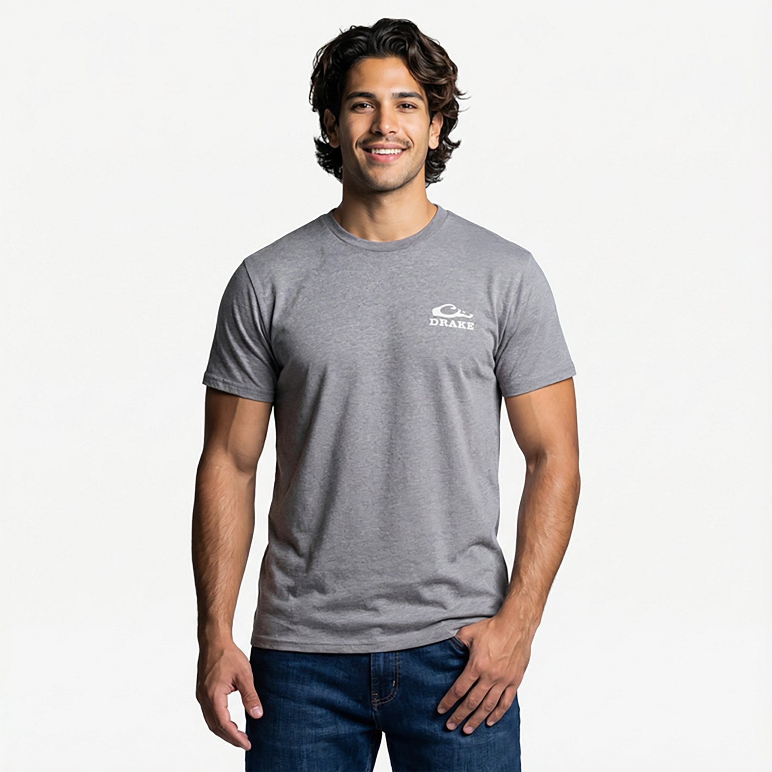 Drake Waterfowl Men's Jumping Dog Graphic T-shirt - view number 2