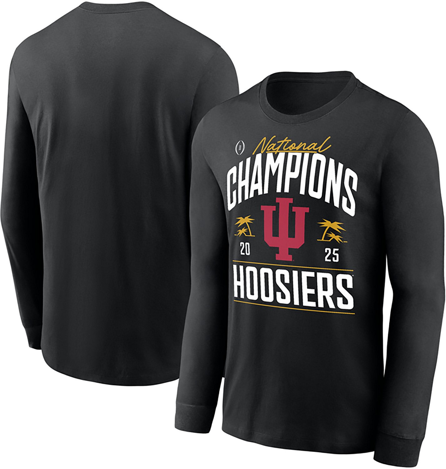 Men's Indiana 2025 National Champions Locker Room Long Sleeve T-Shirt