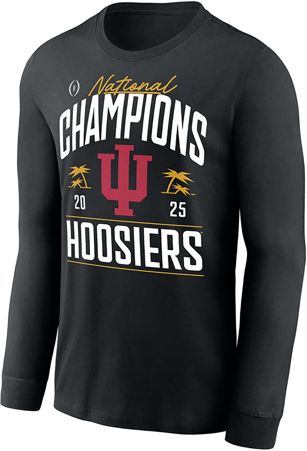 Men's Indiana 2025 National Champions Locker Room Long Sleeve T-Shirt - view number 2