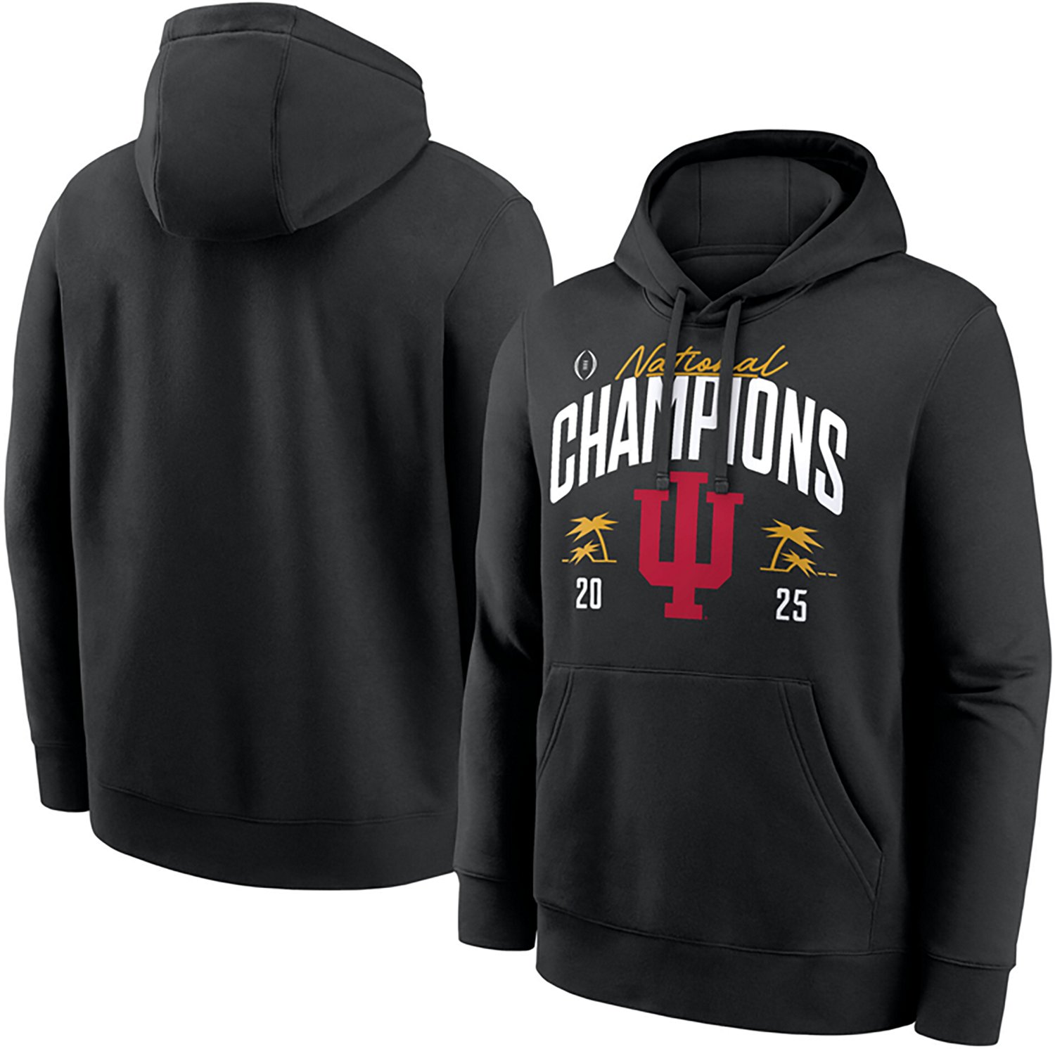 Men's Indiana University Hoosiers 2025 CFP National Championship Replica Locker Room Pullover Hoodie