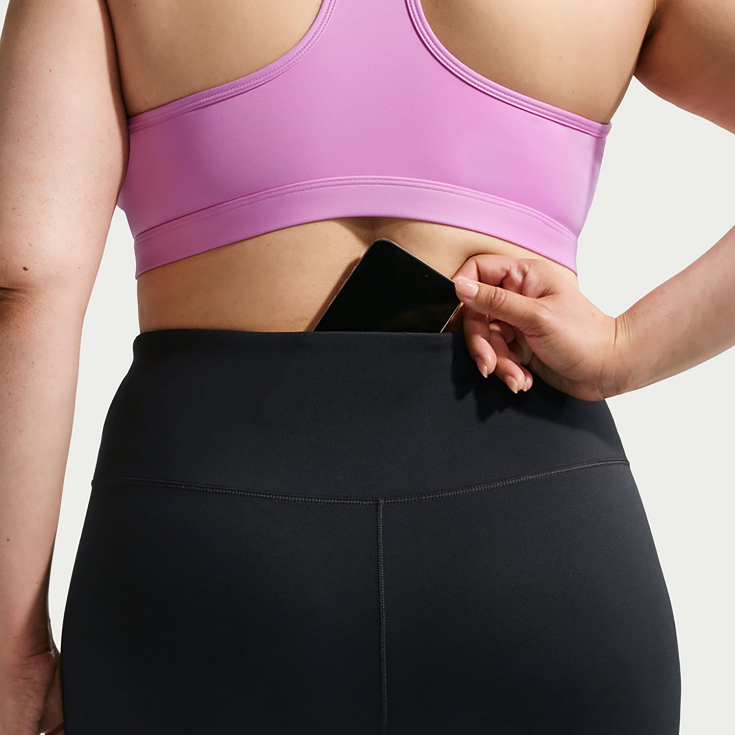 Nike Women's Dri-FIT High-Waisted Plus Size Crop Leggings - view number 3