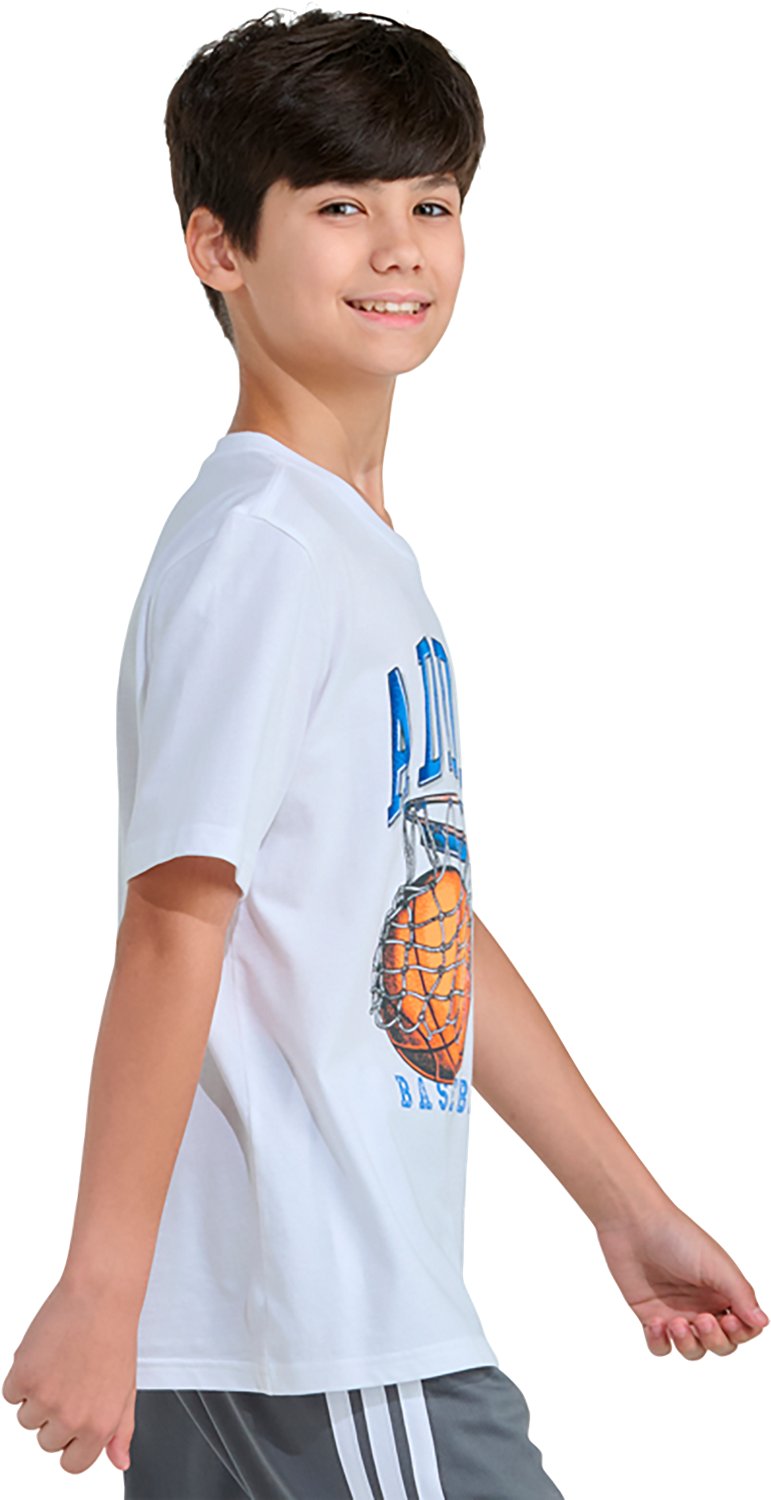 adidas Boys' Basketball Dunk Short Sleeve T-shirt - view number 4
