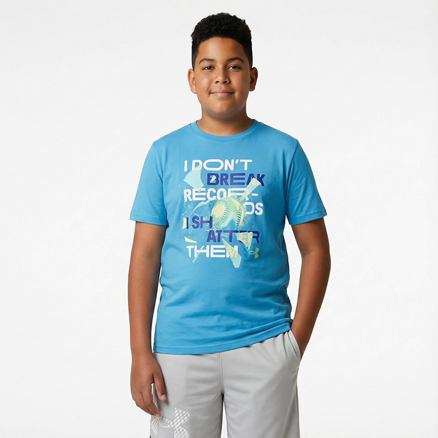 Under Armour Boys' Baseball Records T-shirt - view number 2