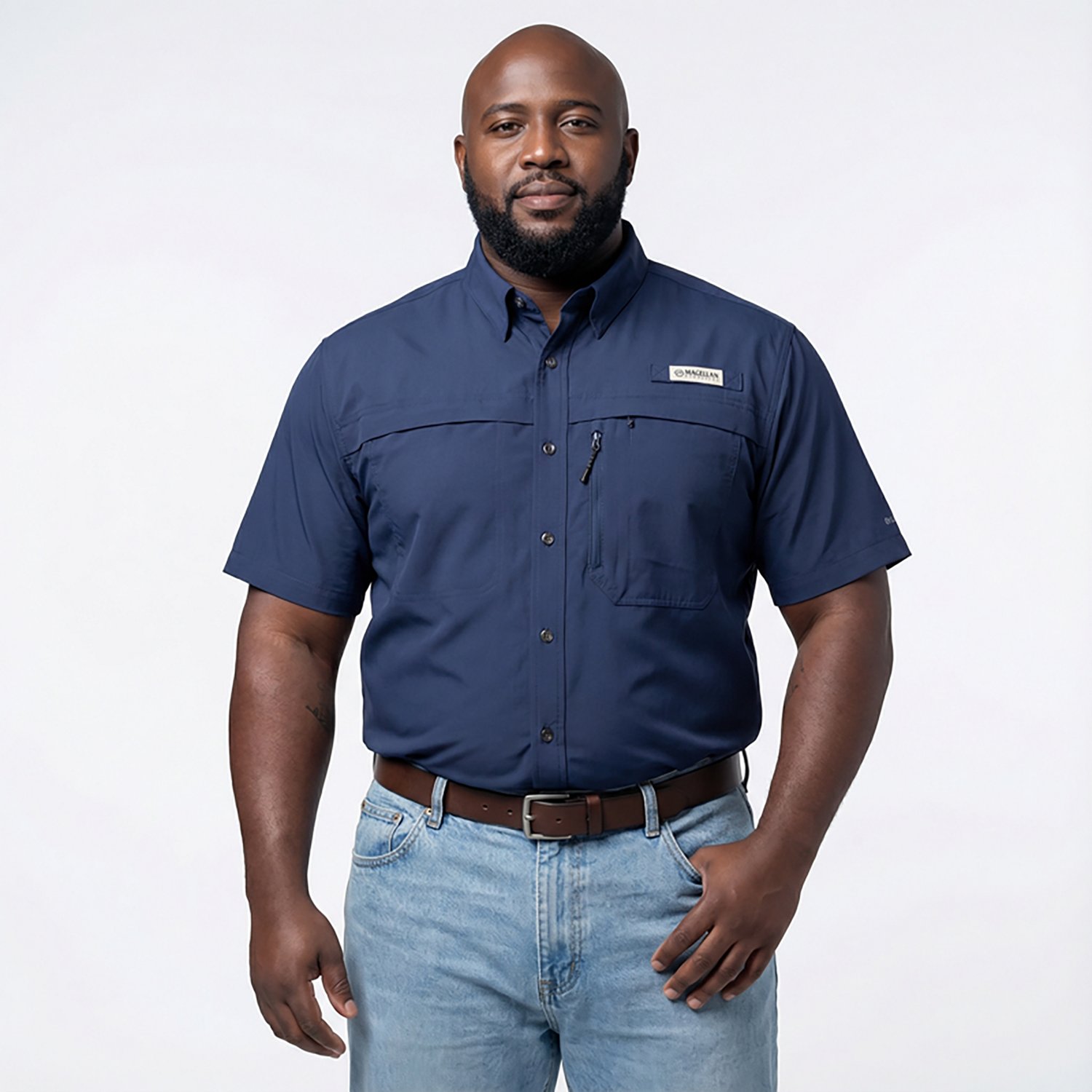 Magellan Outdoors Men's Explorer Trek Short Sleeve T-shirt                                                                       - view number 2