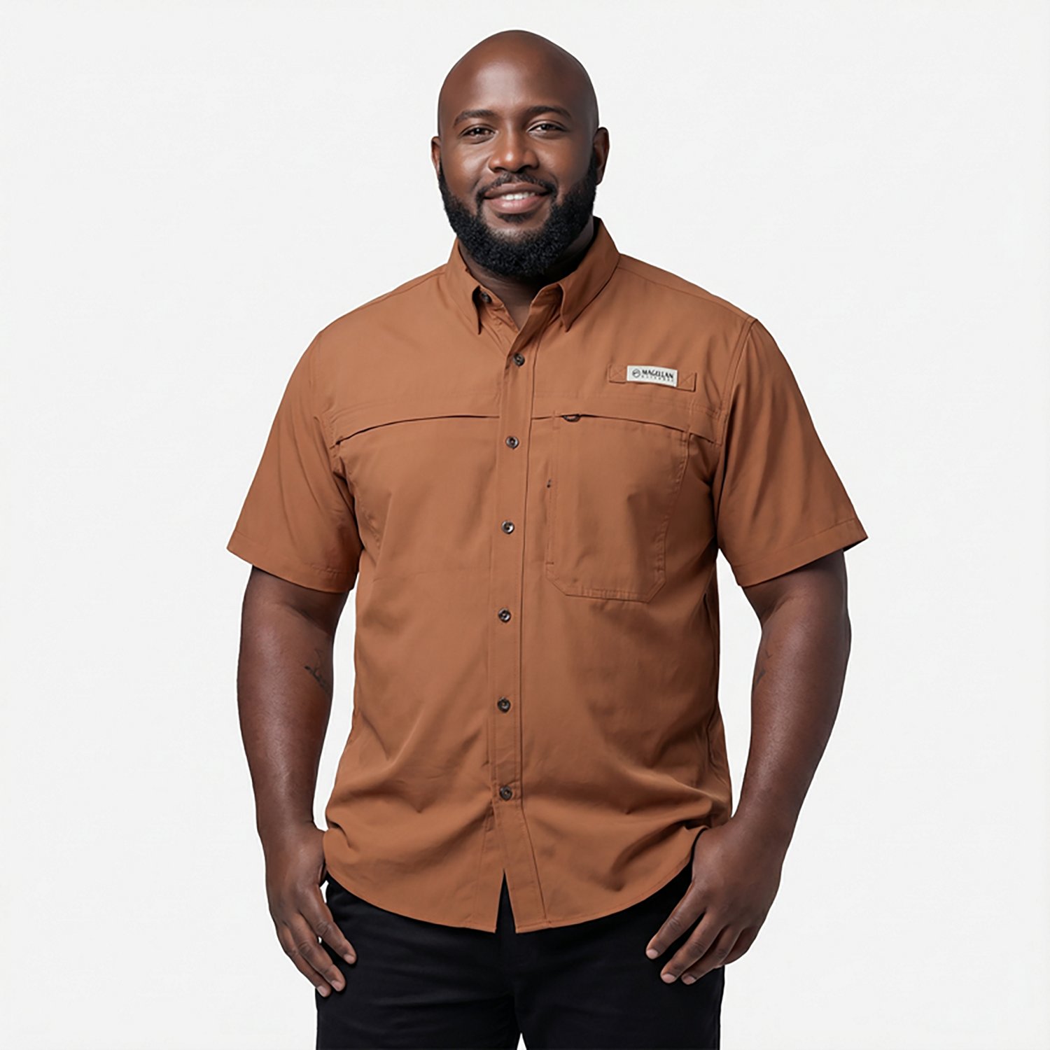 Magellan Outdoors Men's Explorer Trek Short Sleeve T-shirt                                                                       - view number 2