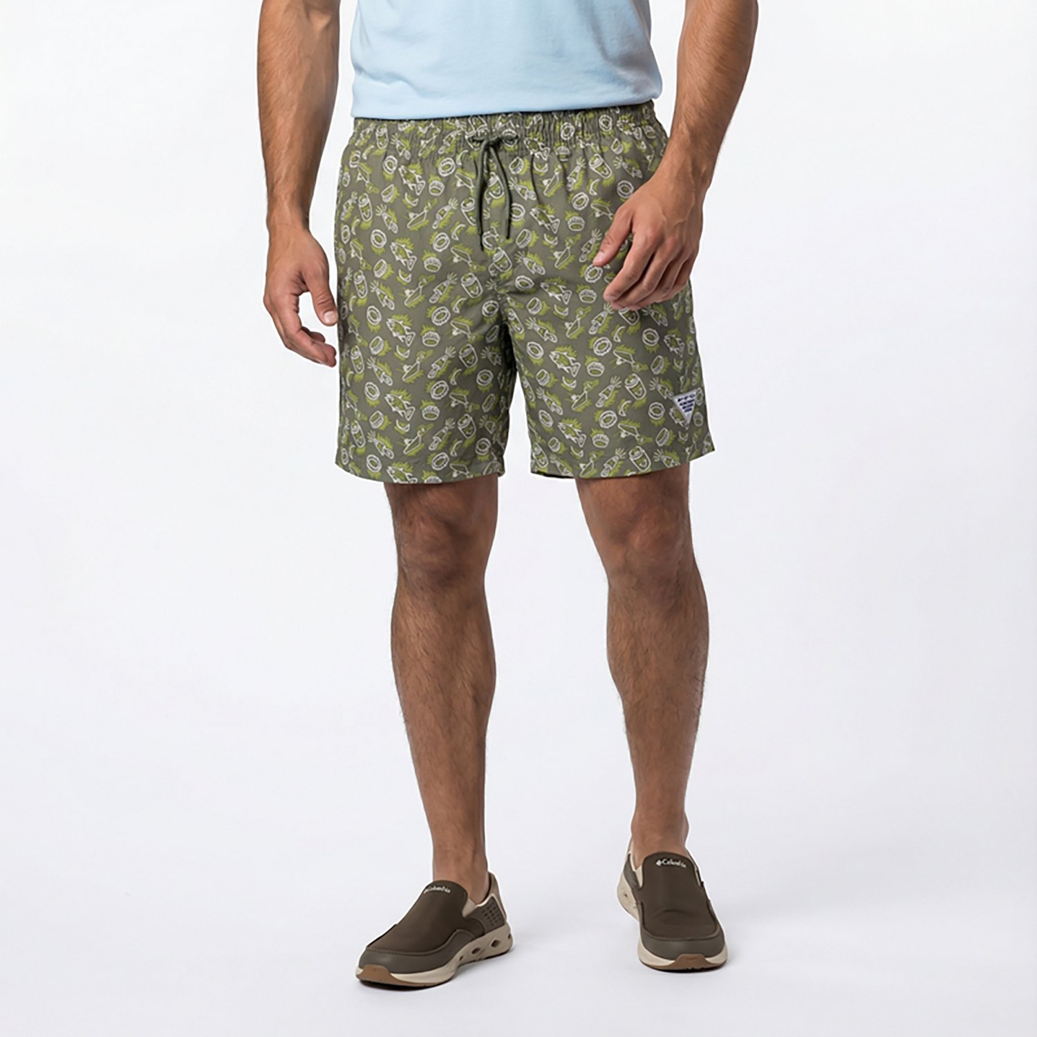 Columbia Sportswear Men's PFG Rambler Printed Water Shorts 6 in - view number 2