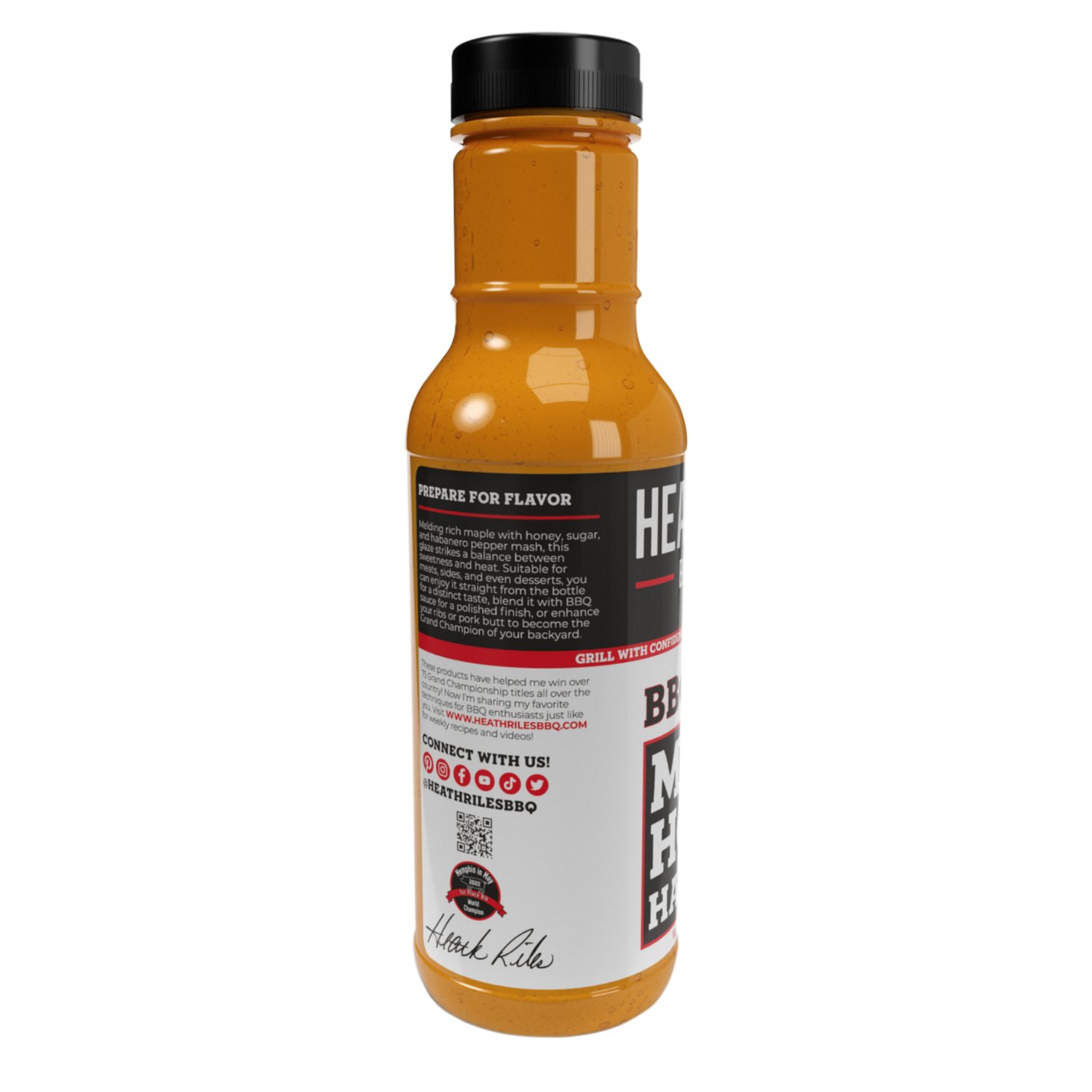 Heath Riles BBQ 12 oz. Maple Honey Habanero Glaze - view number 3
