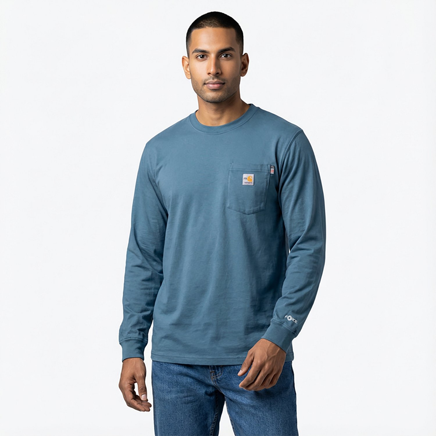 Carhartt Men's Flame Resistant Force Long Sleeve Eagle Graphic T-shirt - view number 2