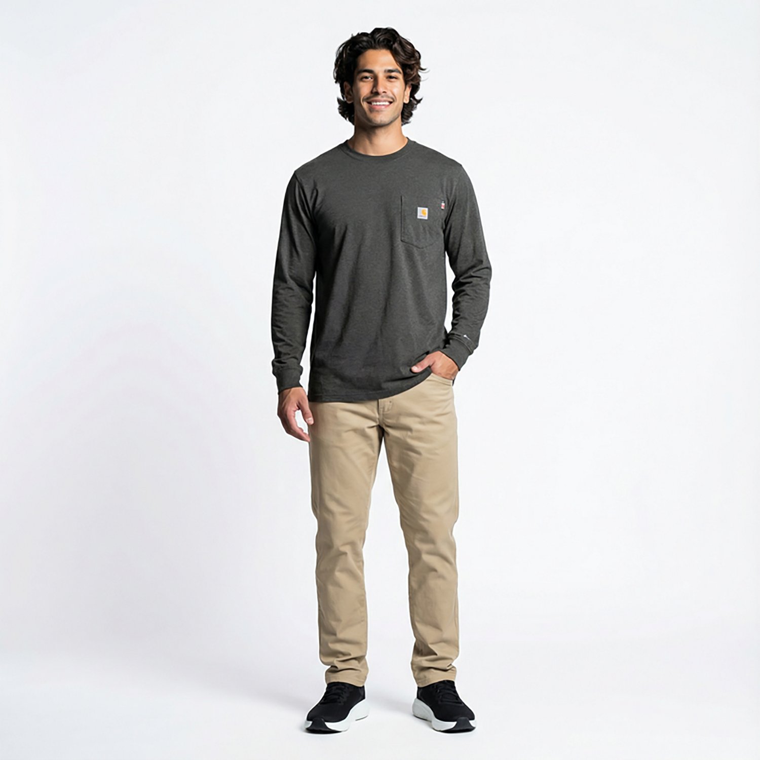 Carhartt Men's Flame Resistant Force Long Sleeve Eagle Graphic T-shirt