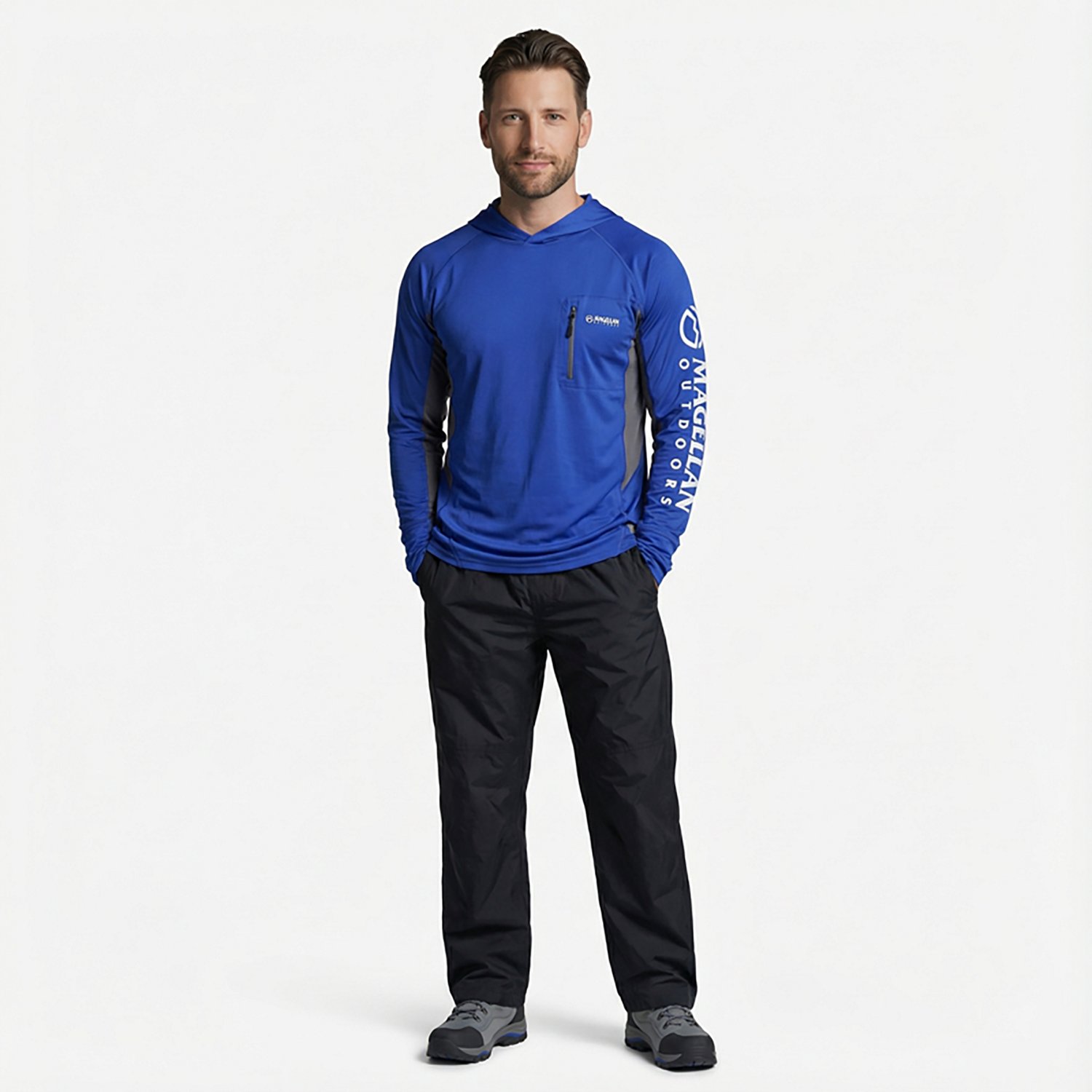 Magellan Outdoors Men's Fish Gear Angler Long Sleeve Hoodie - view number 2