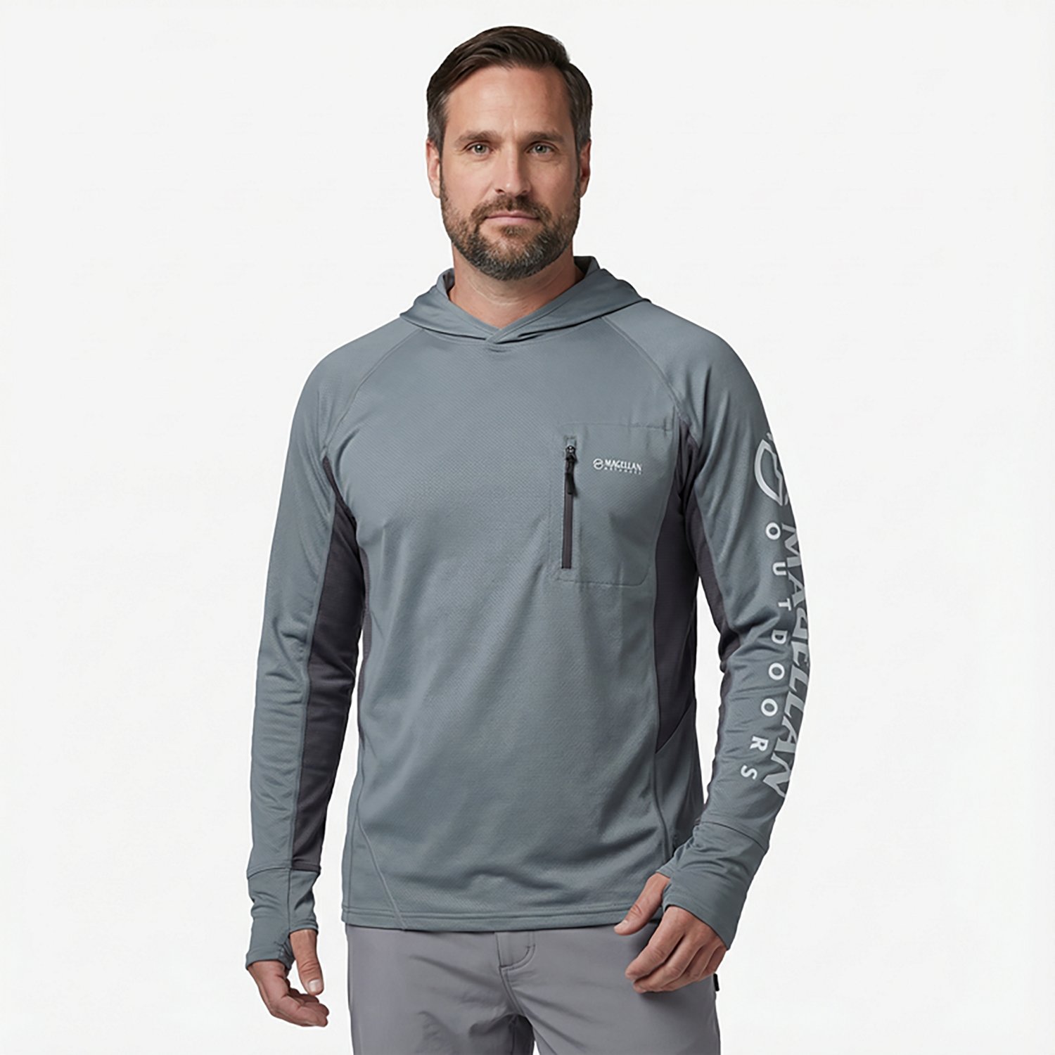 Magellan Outdoors Men's Fish Gear Angler Long Sleeve Hoodie - view number 2