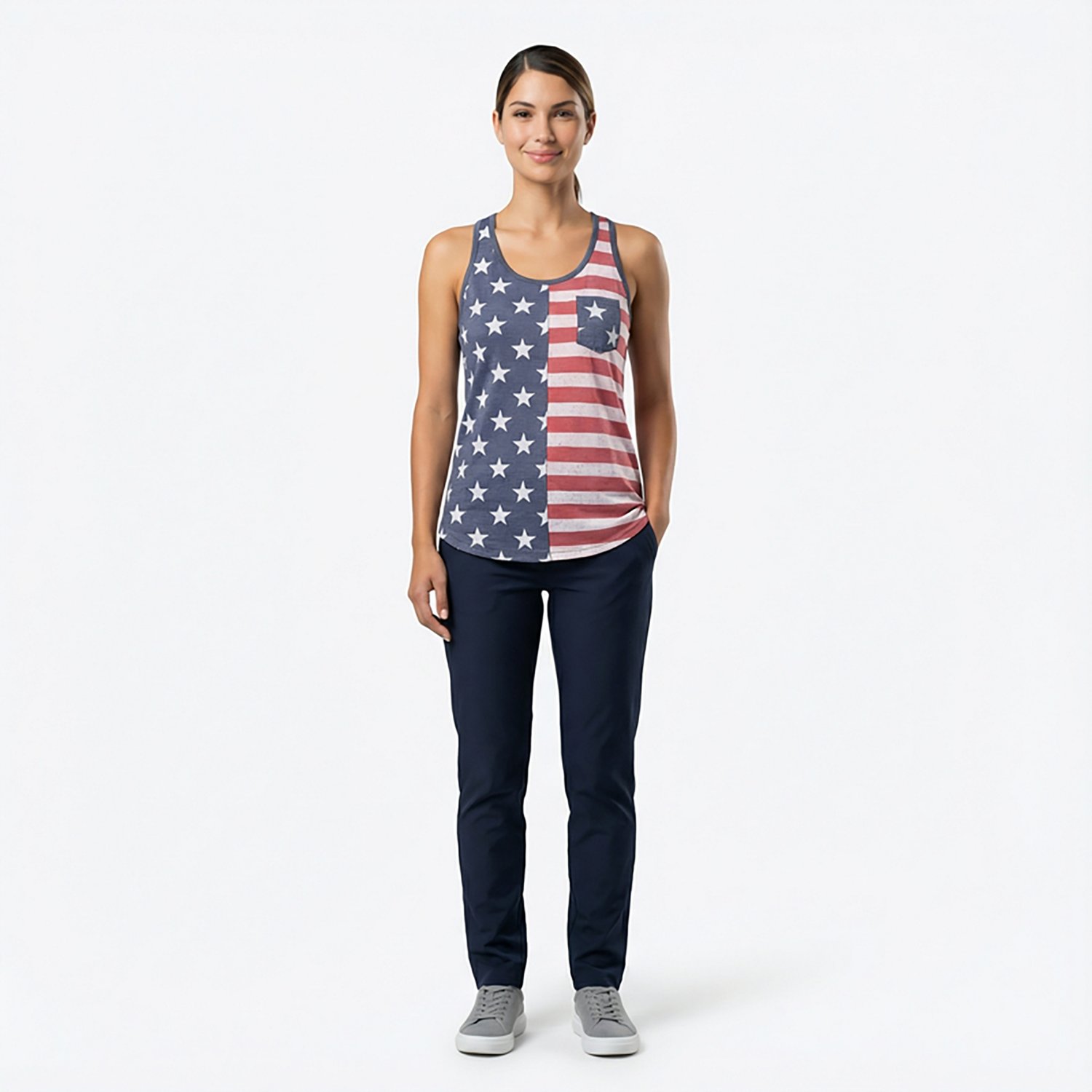 Magellan Outdoors Women's Americana Tank Top - view number 3