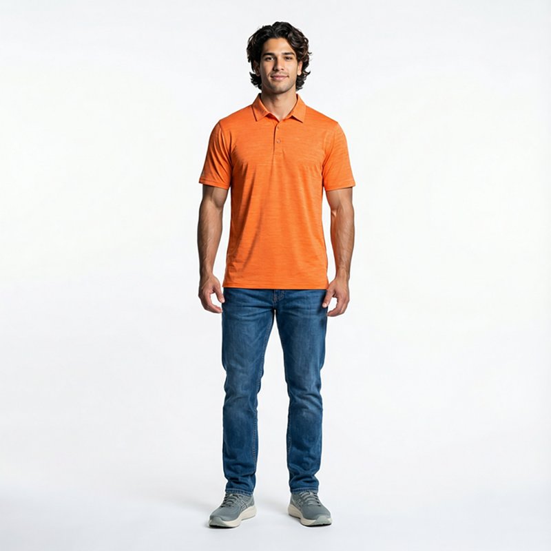 Antigua Layout Mens Short Sleeve Polo Shirt, Medium, Yellow
