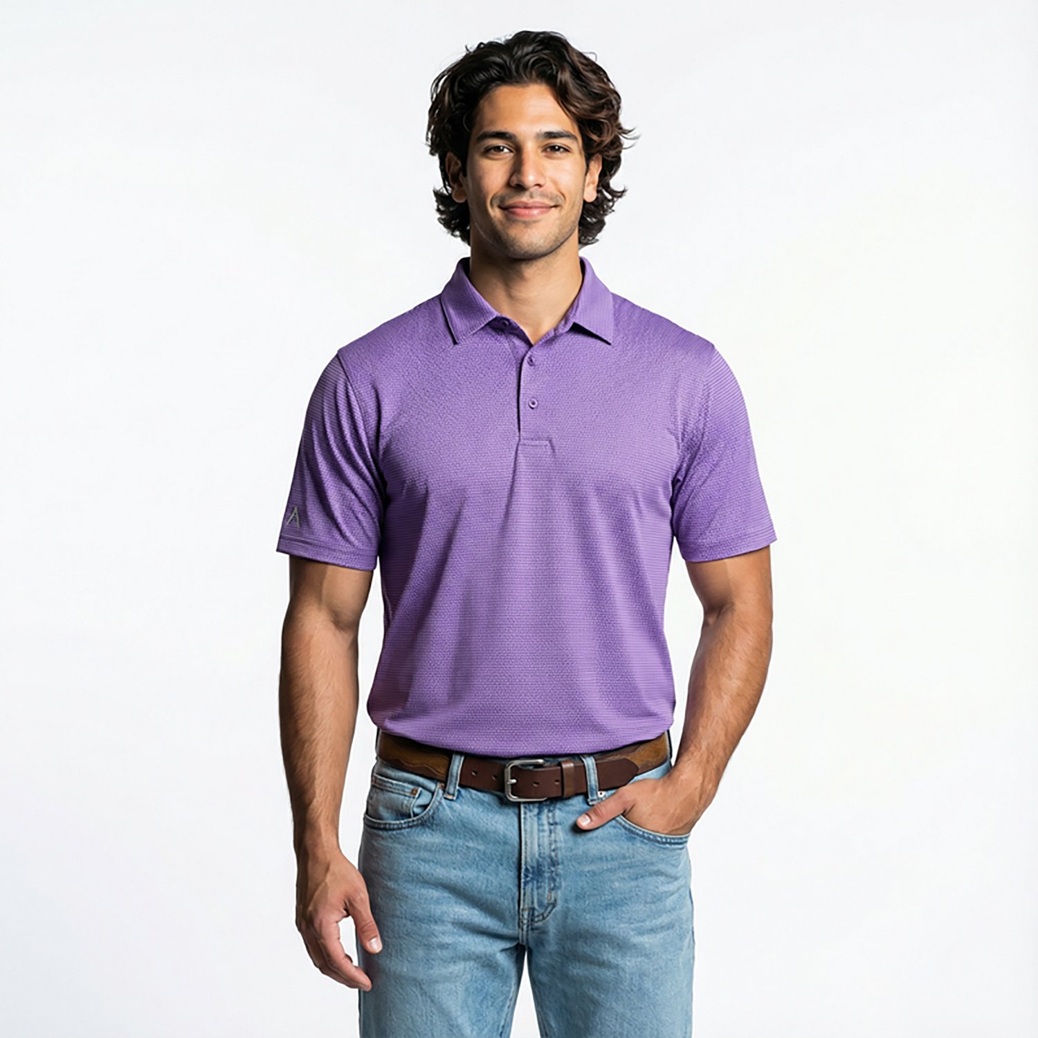 Antigua Men's Rings Polo Shirt - view number 2