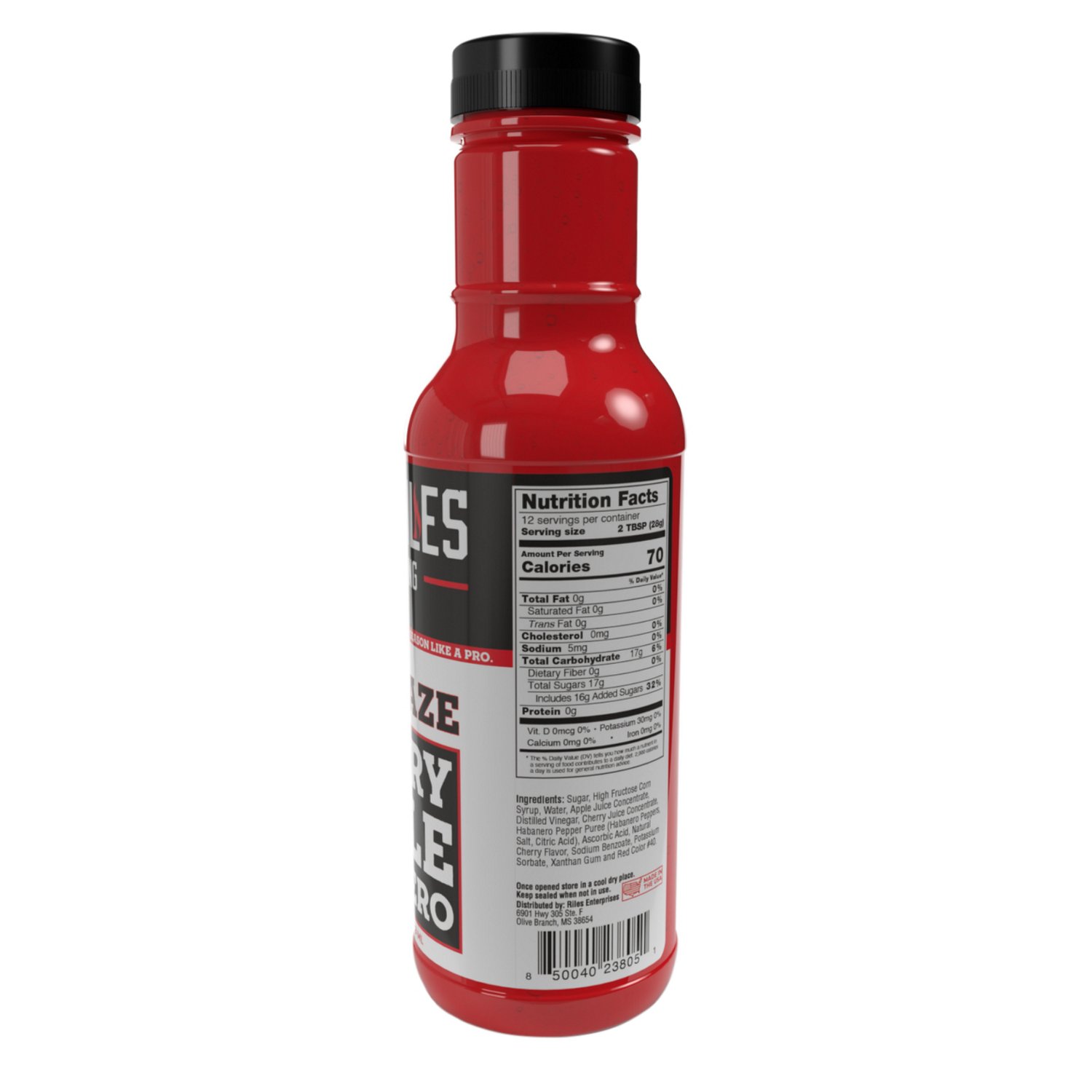 Heath Riles BBQ 12 oz. Cherry Apple Habanero Glaze - view number 2