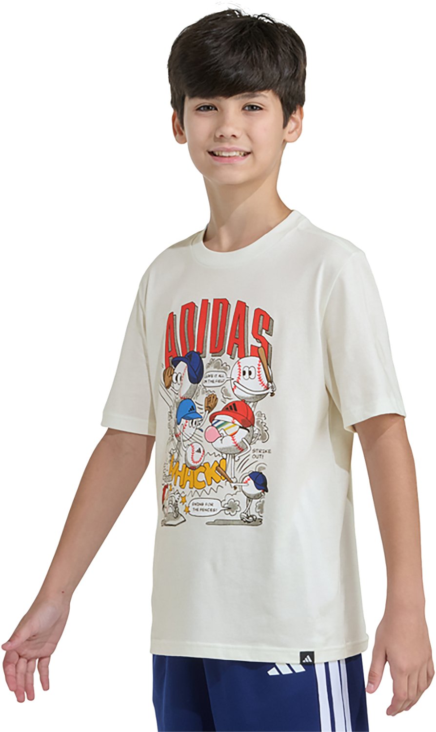 adidas Boys' Stunner Comic Short Sleeve T-shirt - view number 3