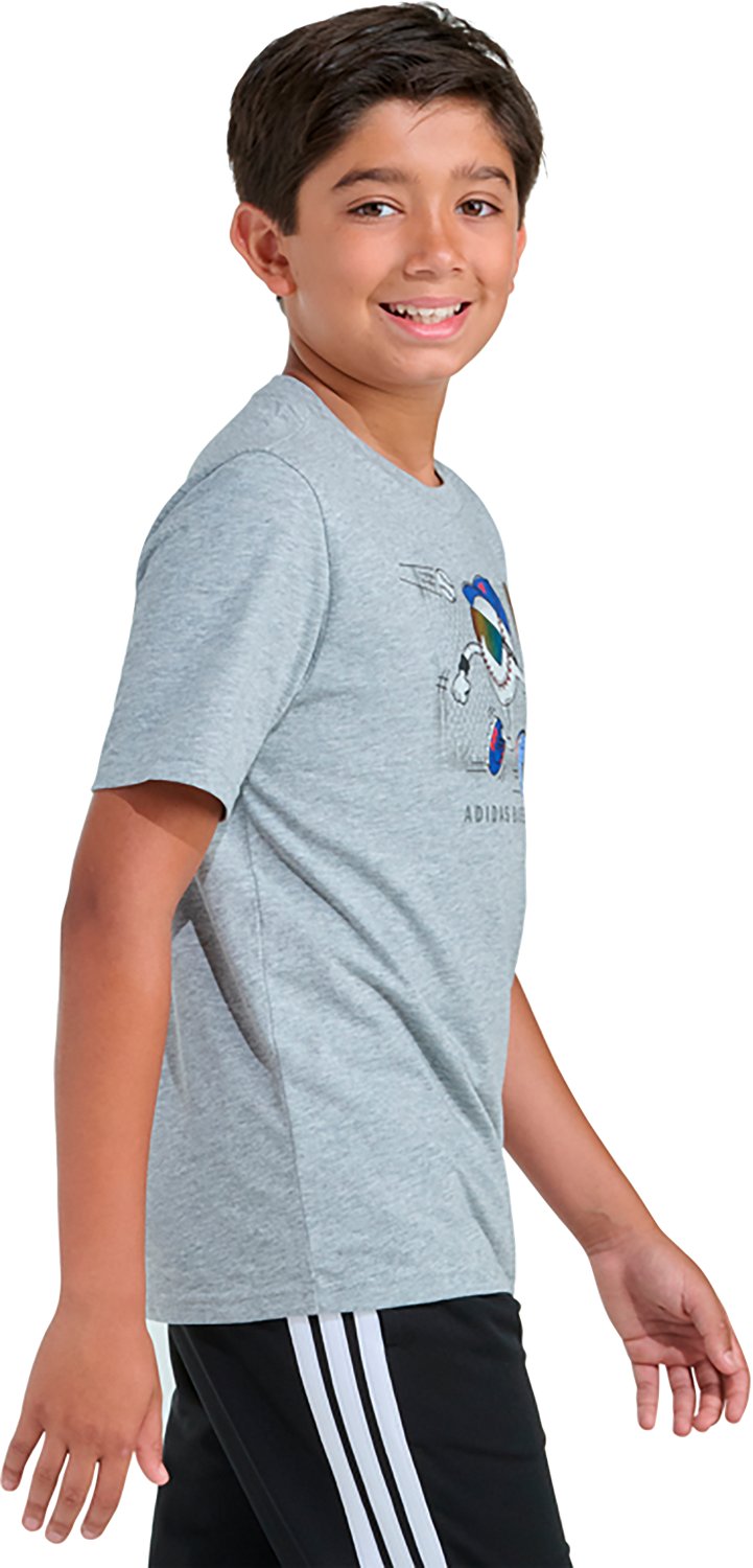 adidas Boys' Stunner Outfield Short Sleeve T-shirt - view number 4