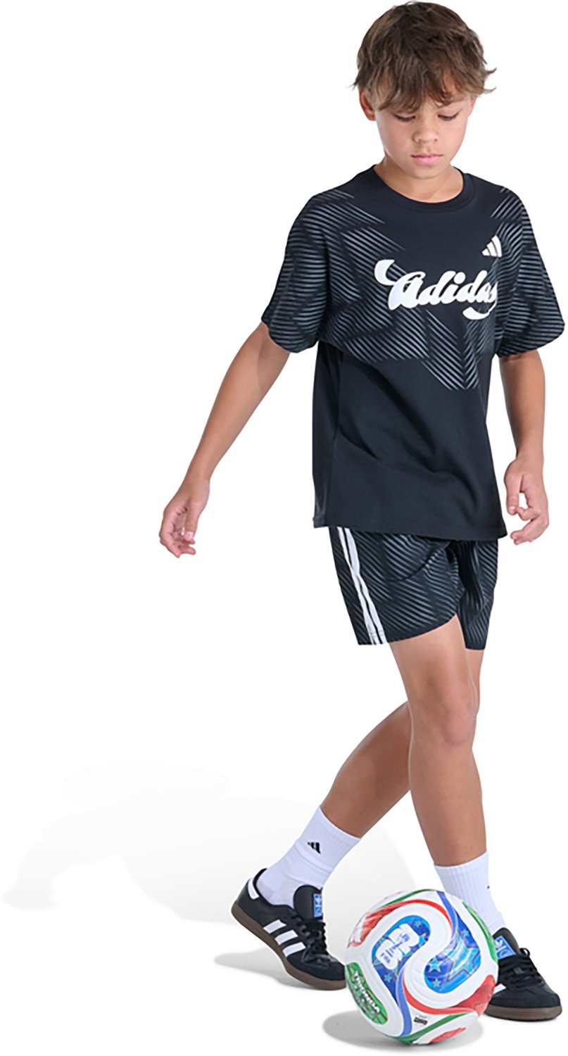 adidas Boys' All Over Print World Soccer Shorts 5 in. - view number 5