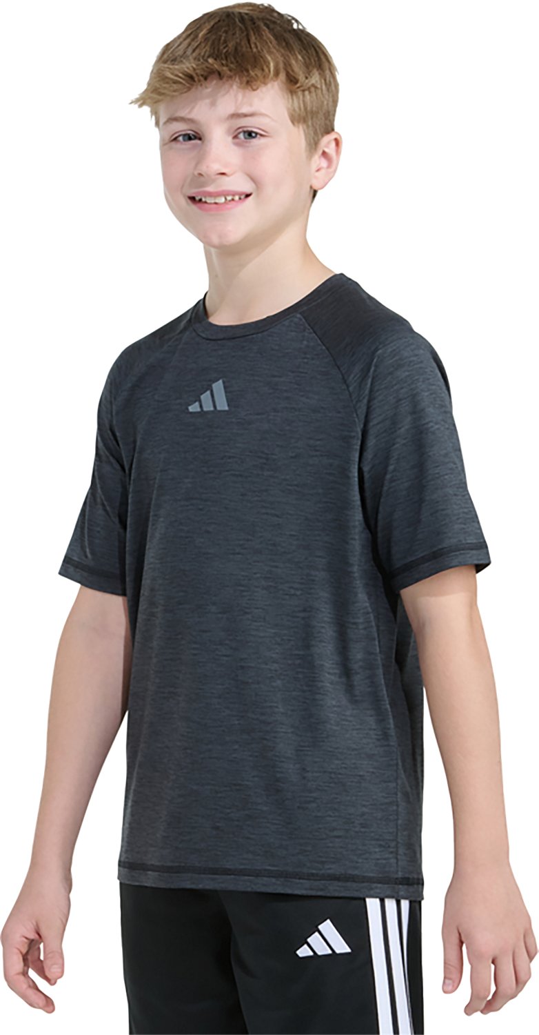adidas Boys' Raglan Polyester Short Sleeve T-shirt - view number 3