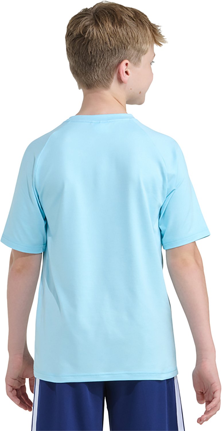 adidas Boys' Raglan Polyester Short Sleeve T-shirt - view number 2