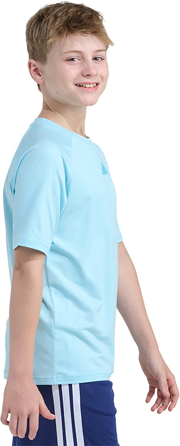 adidas Boys' Raglan Polyester Short Sleeve T-shirt - view number 4