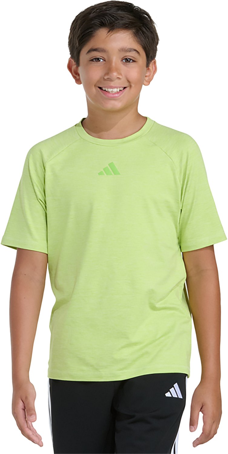 adidas Boys' Raglan Polyester Short Sleeve T-shirt