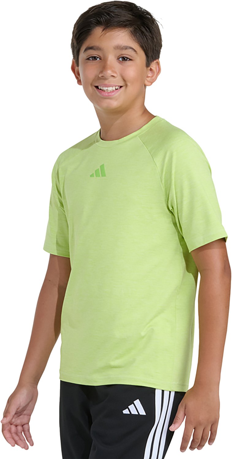 adidas Boys' Raglan Polyester Short Sleeve T-shirt - view number 3