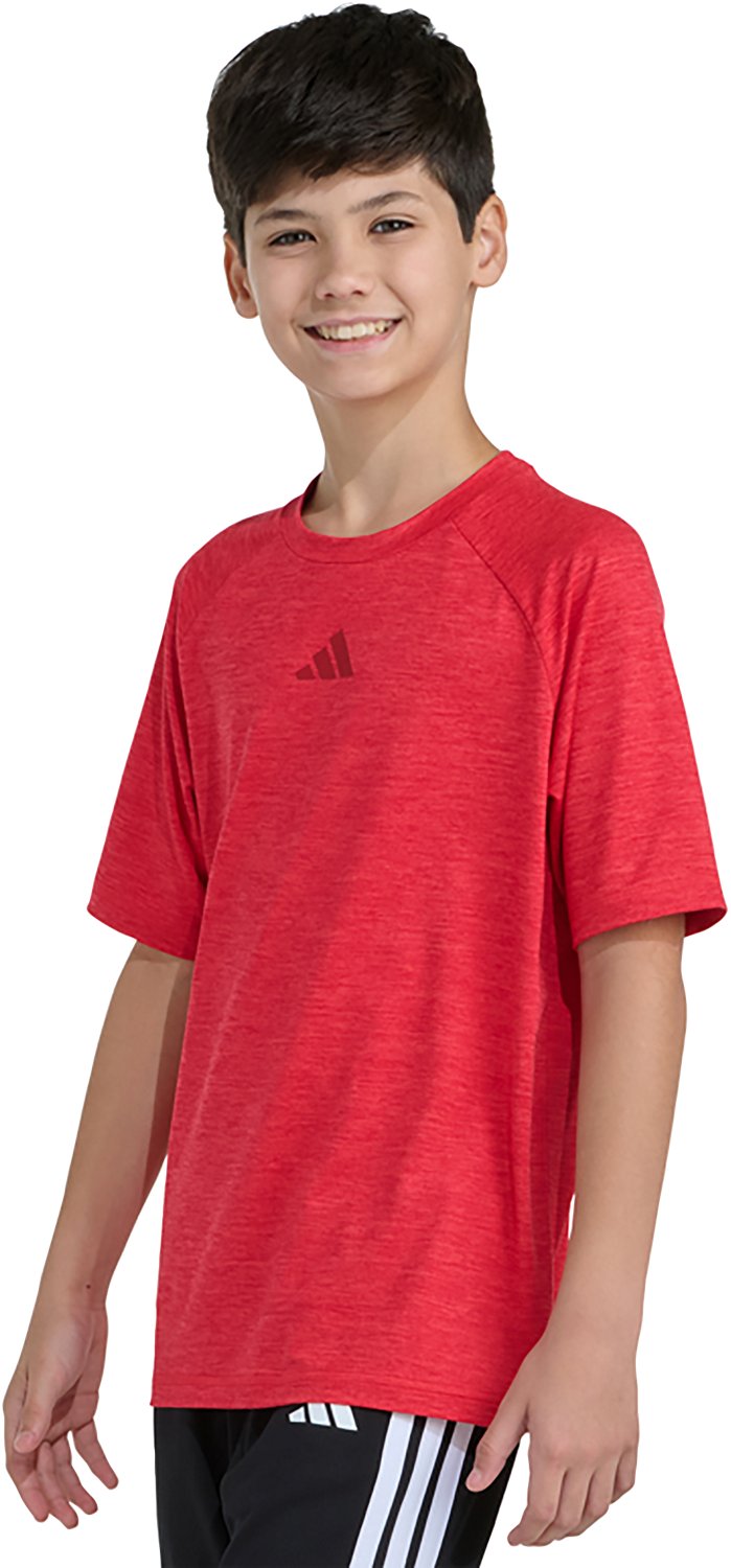 adidas Boys' Raglan Polyester Short Sleeve T-shirt - view number 3