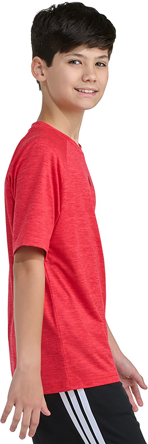 adidas Boys' Raglan Polyester Short Sleeve T-shirt - view number 4