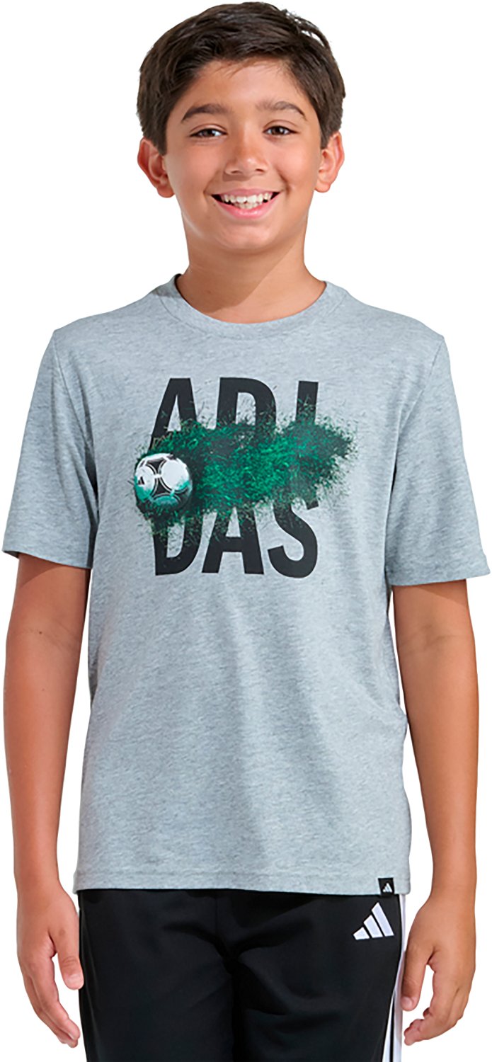 adidas Boys' Soccer Motion Short Sleeve T-shirt