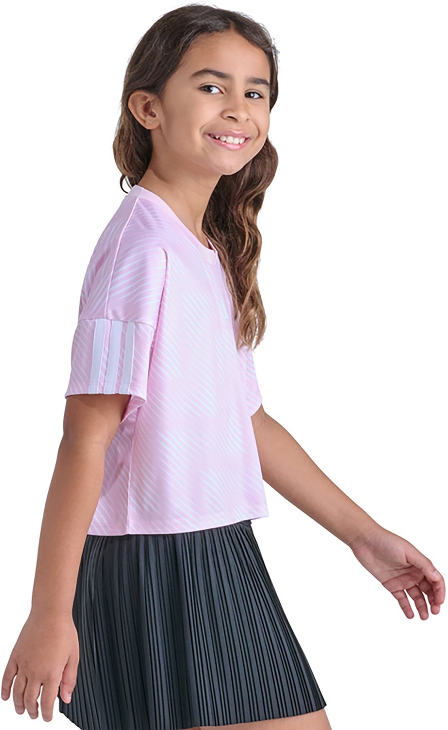 adidas Girls' All Over Print World Soccer Top - view number 3