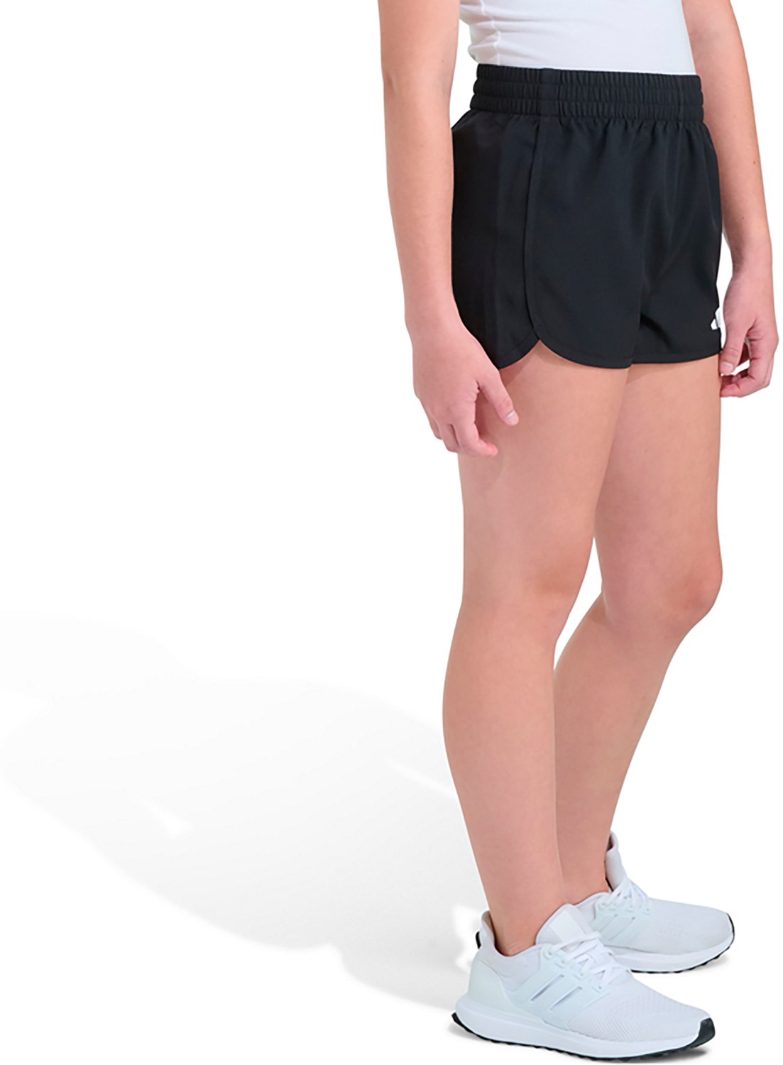 adidas Girls' Woven Pacer Shorts - view number 4