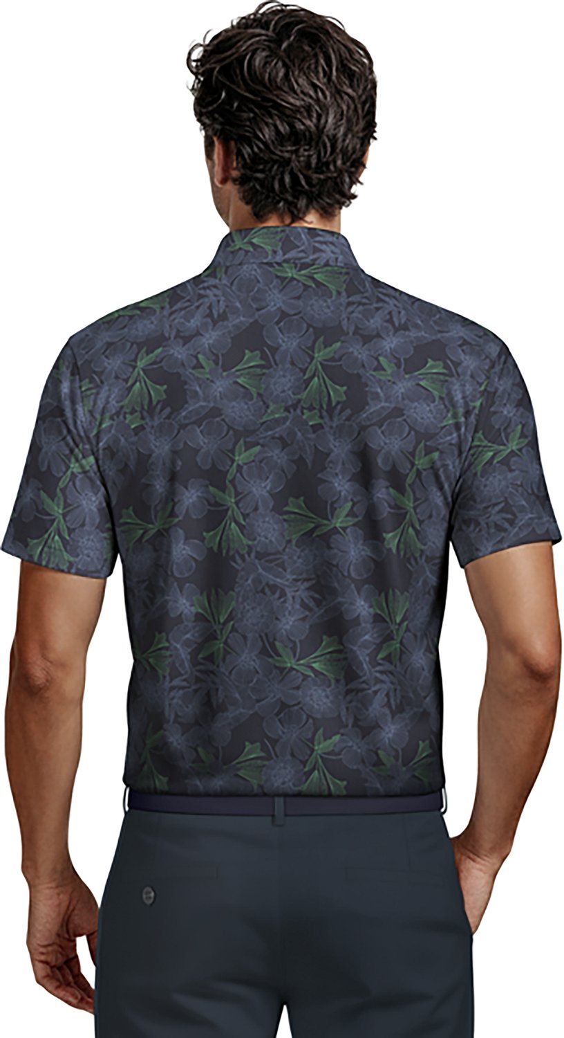 PGA Tour Men’s Short Sleeve Linear Botanical Polo - view number 2