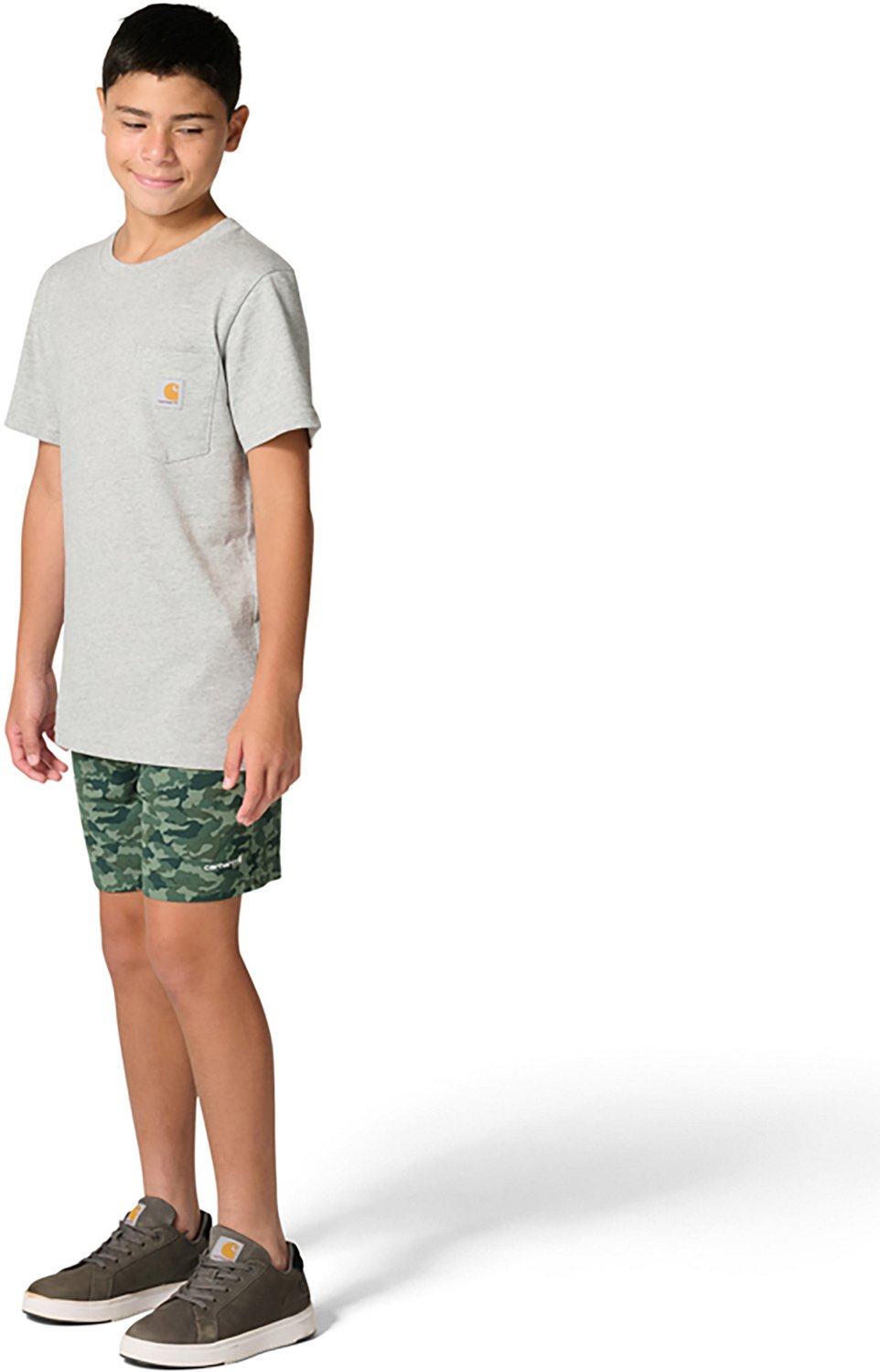 Carhartt Boys' Camo Logo T-shirt - view number 4