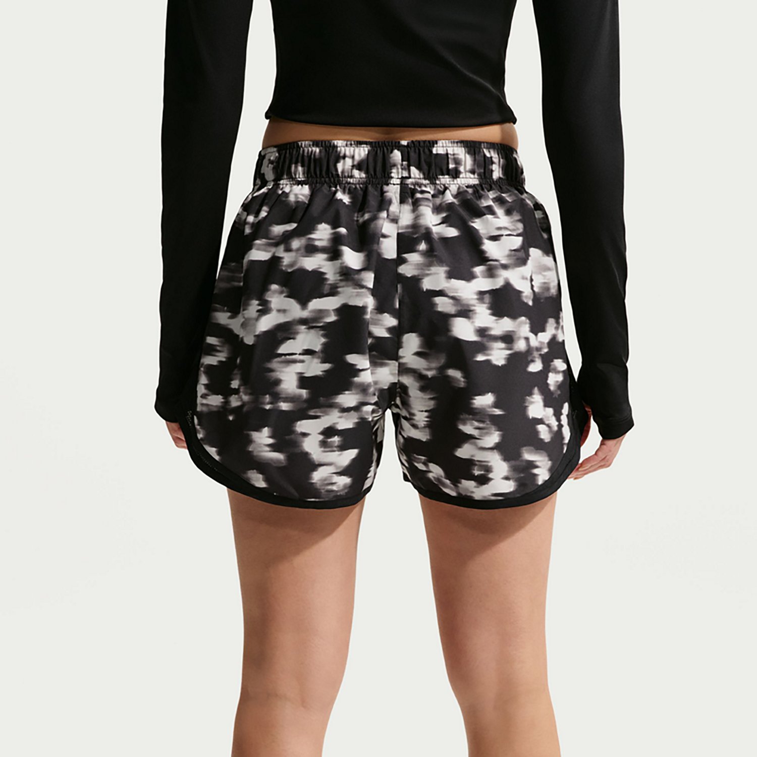 Nike Women's Tempo Mid-Rise Brief-Lined Printed Running Shorts 3 in - view number 2