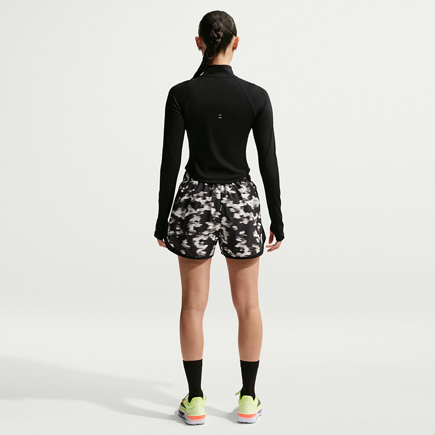 Nike Women's Tempo Mid-Rise Brief-Lined Printed Running Shorts 3 in - view number 5
