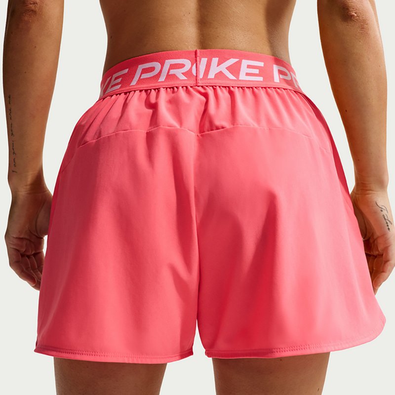 Nike Women's Pro Dri-FIT Mid-Rise Brief-Lined Woven Shorts 3 in