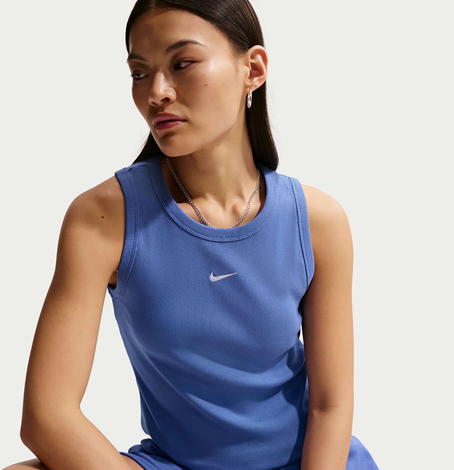 Nike Women's Nike Sportswear Rib Tight Tank Top - view number 3