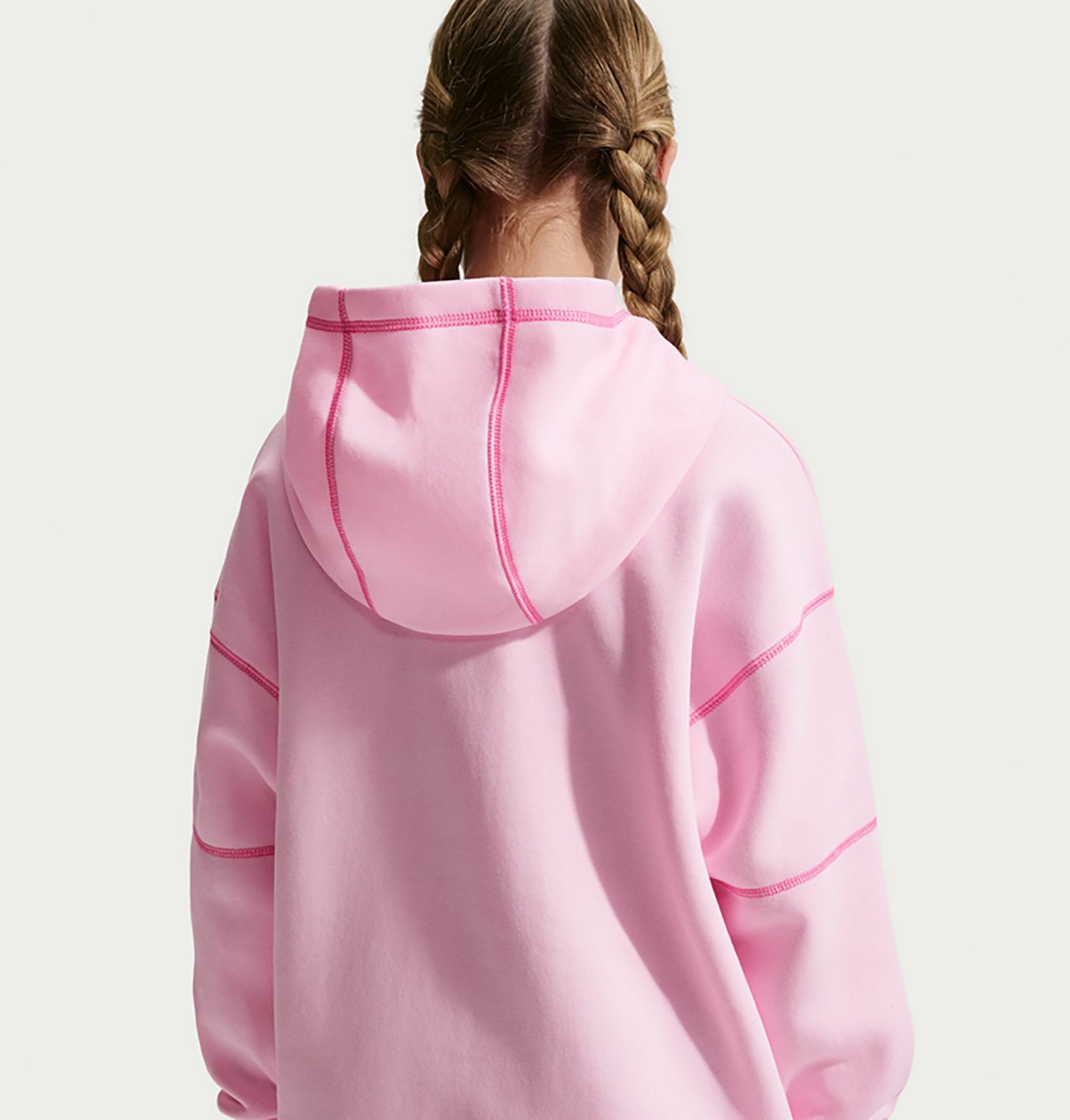Nike Girls' Nike Sportswear Hyper Fem V-Day Oversized Hoodie - view number 2