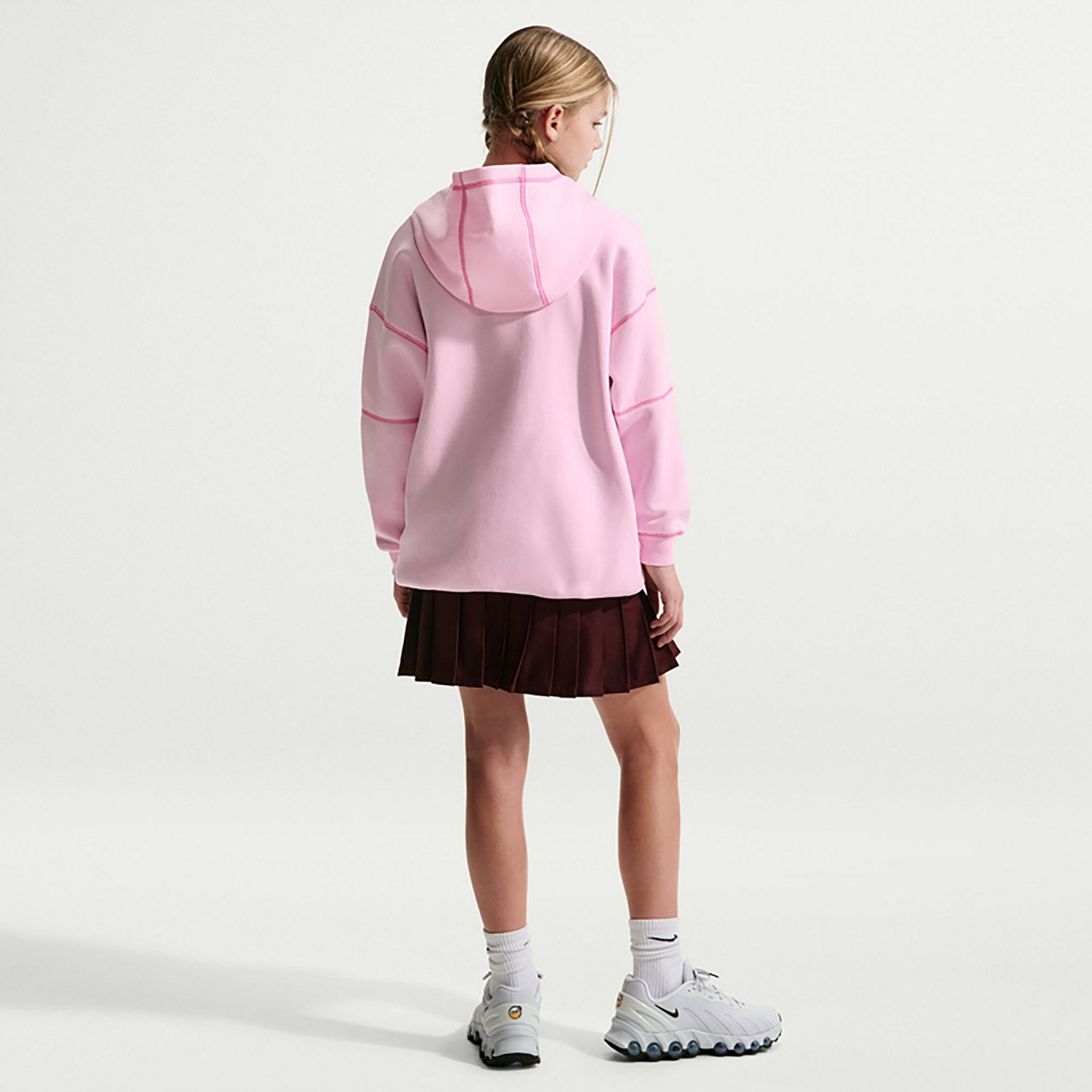 Nike Girls' Nike Sportswear Hyper Fem V-Day Oversized Hoodie - view number 6