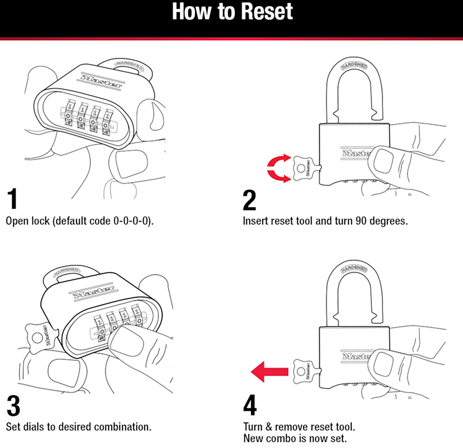 Master Lock Combination Padlock - view number 5